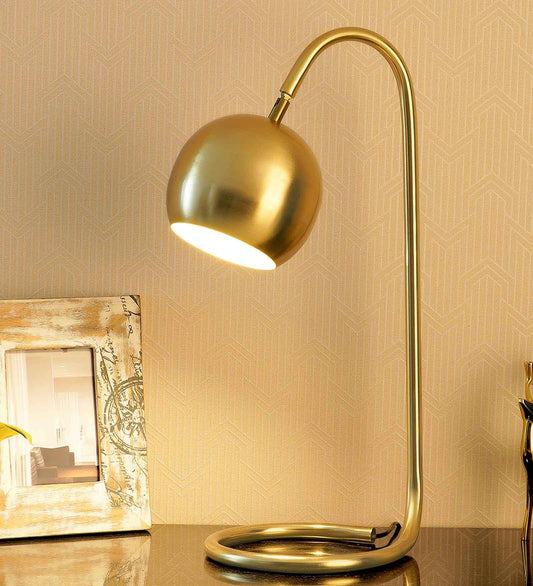 Tokyo Desk Lamp in Metal – Premium Gold Finish Table Lamp for Home & Office
