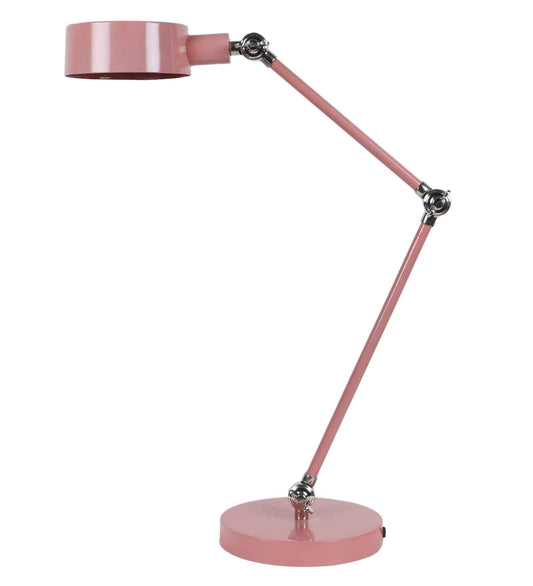 Matte Pink Adjustable Study Lamp – Modern Desk Lamp for Study, Reading & Home Décor